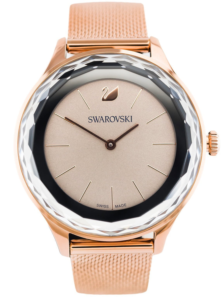 Swarovski Octea Nova Grey Dial Gold Mesh Bracelet Watch for Women - 5451634 Buy Now By Swarovski