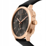 Calvin Klein Posh Grey Dial Black Leather Strap Watch for Men - K8Q376C3 Buy Now By Calvin Klein