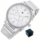 Tommy Hilfiger Blake Diamonds Silver Dial Silver Mesh Bracelet Watch for Women - 1782301 Buy Now By Tommy Hilfiger