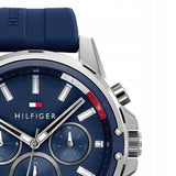 Tommy Hilfiger Mason Blue Dial Blue Rubber Strap Watch for Men - 1791791 Buy Now By Tommy Hilfiger