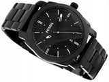 Fossil Machine Black Dial Black Steel Strap Watch for Men - FS4775 Buy Now By Fossil
