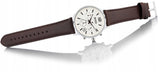 Hugo Boss Attitude White Dial Brown Leather Strap Watch for Men - 1513609 Buy Now By Hugo Boss