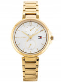 Tommy Hilfiger Angela White Dial Gold Steel Strap Watch for Women - 1782128 Buy Now By Tommy Hilfiger