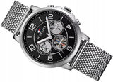 Tommy Hilfiger Chronograph Black Dial Silver Mesh Bracelet Watch for Men - 1791292 Buy Now By Tommy Hilfiger
