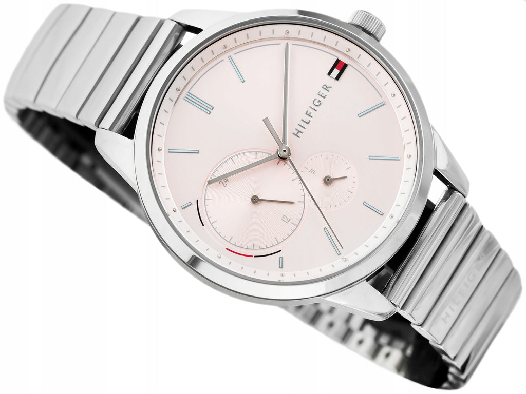 Tommy Hilfiger Brooke Pink Dial Silver Steel Strap Watch for Women - 1782020 Buy Now By Tommy Hilfiger
