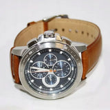 Michael Kors Ryker Chronograph Analog Blue Dial Brown Leather Strap Watch For Men - MK8518 Buy Now By Michael Kors