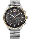Tommy Hilfiger Gavin Chronograph Quartz Grey Dial Silver Mesh Bracelet Watch for Men - 1791466 Buy Now By Tommy Hilfiger