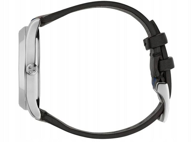 Gucci G Timeless Quartz Black Dial Black Leather Strap Watch For Women - YA1264146 Buy Now By Gucci