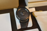 Versace Palazzo Empire Black Dial Black Leather Strap Watch for Men - VERD00218 Buy Now By Versace