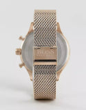 Hugo Boss Companion Quartz Black Dial Rose Gold Mesh Bracelet Watch For Men - HB1513548 Buy Now By Hugo Boss
