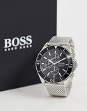 Hugo Boss Ocean Edition Black Dial Silver Mesh Bracelet Watch for Men - 1513701 Buy Now By Hugo Boss