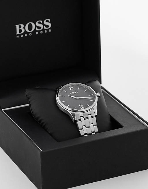 Hugo Boss Oxygen Grey Dial Silver Steel Strap Watch for Men - 1513596 Buy Now By Hugo Boss