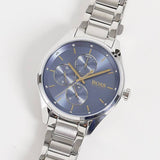 Hugo Boss Grand Course Blue Dial Silver Steel Strap Watch for Women - 1502583 Buy Now By Hugo Boss