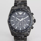 Emporio Armani Sportivo Quartz Black Dial Black Steel Strap Watch For Men - AR11027 Buy Now By Emporio Armani