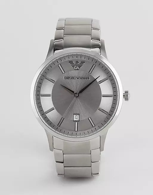 Emporio Armani Classic Quartz Silver Dial Silver Steel Strap Watch For Men - AR2478 Buy Now By Emporio Armani