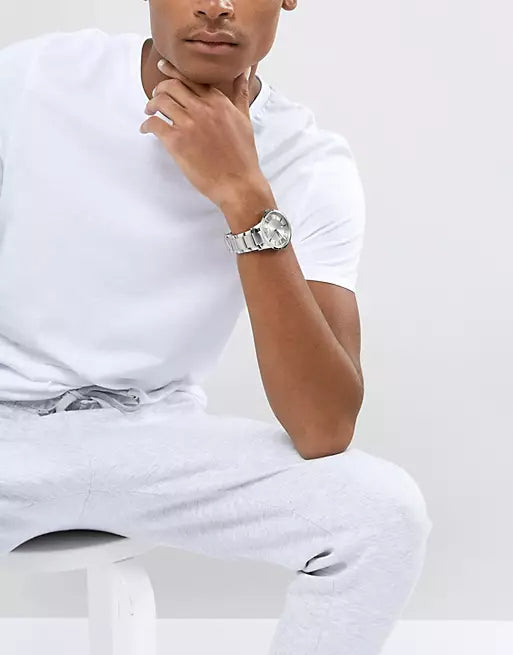 Emporio Armani Classic Quartz Silver Dial Silver Steel Strap Watch For Men - AR2478 Buy Now By Emporio Armani