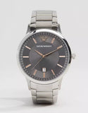 Emporio Armani Renato Quartz Grey Dial Silver Steel Strap Watch For Men - AR2514 Buy Now By Emporio Armani