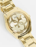 Guess G-Twist Gold Dial Gold Steel Strap Watch for Women - W1082L2 Buy Now By Guess