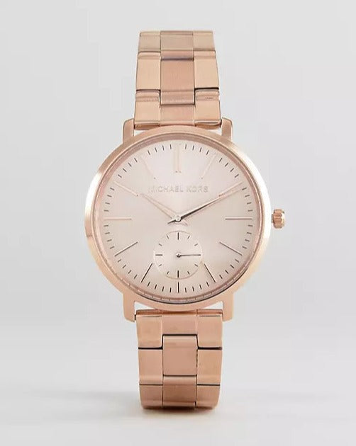 Michael Kors Jaryn Quartz Rose Gold Dial Rose Gold Steel Strap Watch For Women - MK3501 Buy Now By Michael Kors