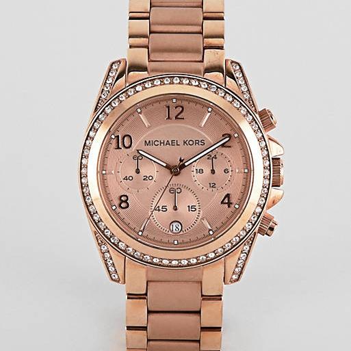 Michael Kors Blair Rose Gold Dial Rose Gold Steel Strap Watch for Women - MK5263 Buy Now By Michael Kors