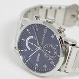 Tommy Hilfiger Kane Blue Dial Silver Steel Strap Watch for Men - 1710401 Buy Now By Tommy Hilfiger