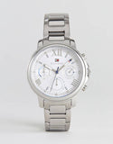 Tommy Hilfiger Claudia Silver Dial Silver Steel Strap Watch for Women - 1781741 Buy Now By Tommy Hilfiger