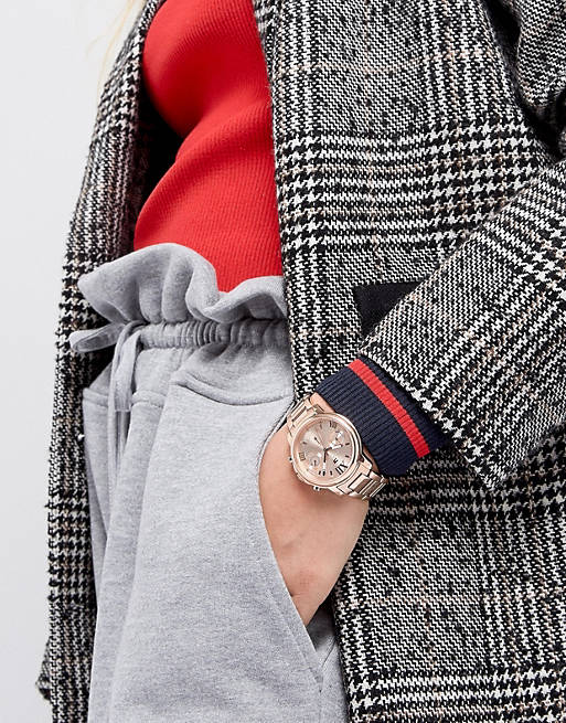 Tommy Hilfiger Claudia Rose Gold Dial Rose Gold Steel Strap Watch for Women - 1781743 Buy Now By Tommy Hilfiger