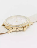 Tommy Hilfiger Ari Diamonds White Dial Cream Leather Strap Watch for Women - 1781982 Buy Now By Tommy Hilfiger