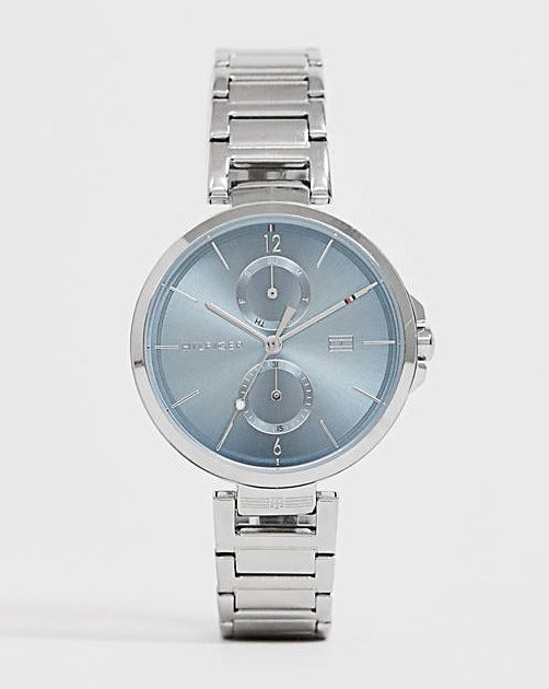 Tommy Hilfiger Angela Blue Dial Silver Steel Strap Watch for Women - 1782126 Buy Now By Tommy Hilfiger