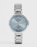 Tommy Hilfiger Angela Blue Dial Silver Steel Strap Watch for Women - 1782126 Buy Now By Tommy Hilfiger