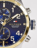 Tommy Hilfiger Sport Multifunction Blue Dial Brown Leather Strap Watch for Men - 1791137 Buy Now By Tommy Hilfiger
