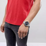 Tommy Hilfiger Jackson Chronograph Blue Dial Silver Steel Strap Watch for Men - 1791242 Buy Now By Tommy Hilfiger