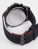 Tommy Hilfiger Mason Black Dial Black Rubber Strap Watch for Men - 1791793 Buy Now By Tommy Hilfiger