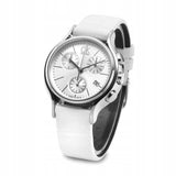 Calvin Klein Skirt White Dial White Leather Strap Watch for Women - K2U291L6 Buy Now By Calvin Klein