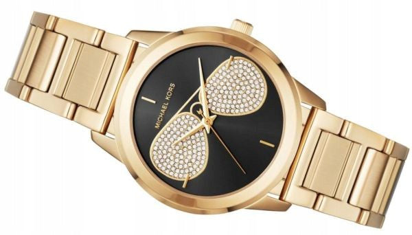 Michael Kors Hartman Analog Quartz Black Dial Gold Steel Strap Watch For Women - MK3647 Buy Now By Michael Kors
