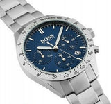 Hugo Boss Talent Blue Dial Silver Steel Strap Watch for Men - 1513582 Buy Now By Hugo Boss
