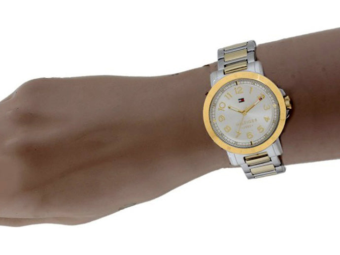 Tommy Hilfiger Damen Silver Dial Two Tone Steel Strap Watch for Women - 1781398 Buy Now By Tommy Hilfiger