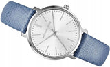 Michael Kors Jaryn Quartz Silver Dial Blue Leather Strap Watch For Women - MK2495 Buy Now By Michael Kors