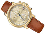 Tommy Hilfiger Claudia Rose Gold Dial Brown Leather Strap Watch for Women - 1781818 Buy Now By Tommy Hilfiger