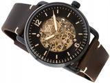 Fossil Commuter Automatic Black Dial Brown Leather Strap Watch for Men - ME3158 Buy Now By Fossil