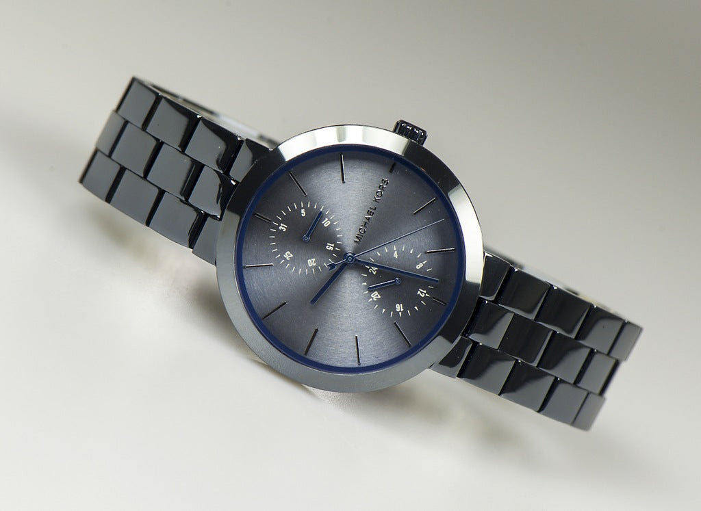 Michael Kors Garner Chronograph Quartz Blue Dial Blue Steel Strap Watch For Women - MK6410 Buy Now By Michael Kors