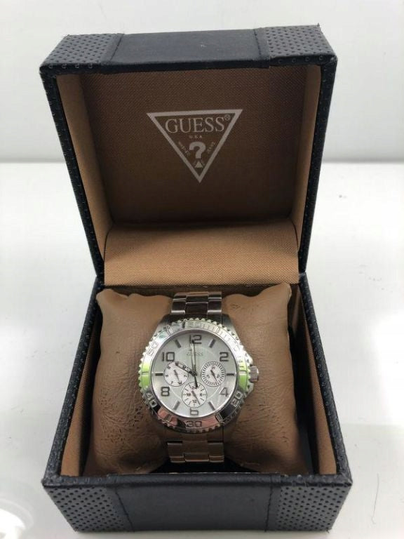 Guess BFF Multifunction Silver Dial Silver Steel Strap Watch for Women - W0231L1 Buy Now By Guess