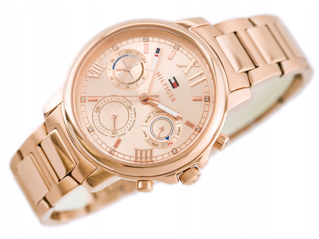 Tommy Hilfiger Claudia Rose Gold Dial Rose Gold Steel Strap Watch for Women - 1781743 Buy Now By Tommy Hilfiger