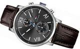 Tommy Hilfiger Aiden Quartz Black Dial Brown Leather Strap Watch for Men - 1791309 Buy Now By Tommy Hilfiger