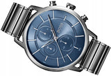 Hugo Boss Architectural Blue Dial Grey Steel Strap Watch for Men - 1513574 Buy Now By Hugo Boss