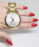 Calvin Klein City Silver Dial Gold Steel Strap Watch for Men - K2G21546 Buy Now By Calvin Klein