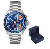 Tag Heuer Formula 1 Gulf Edition Chronograph Blue Dial Silver Steel Strap Watch for Men - CAZ101AT.BA0842 Buy Now By Tag Heuer