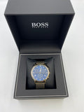 Hugo Boss Spirit Blue Dial Grey Mesh Bracelet Watch for Men - 1513693 Buy Now By Hugo Boss