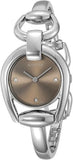 Gucci Horsebit Collection Quartz Brown Dial Silver Steel Strap Watch For Women - YA139501 Buy Now By Gucci