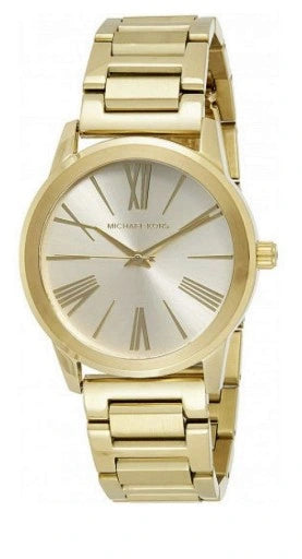 Michael Kors Hartman Quartz Gold Dial Gold Steel Strap Watch For Women - MK3490 Buy Now By Michael Kors